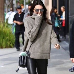 Babaton Wool-Cashmere Blend Turtleneck Sweater